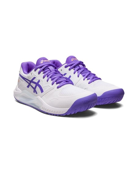 Asics Gel-Challenger 13 Blanco Lila Mujer 1042a164-104 | Ofertas de pádel